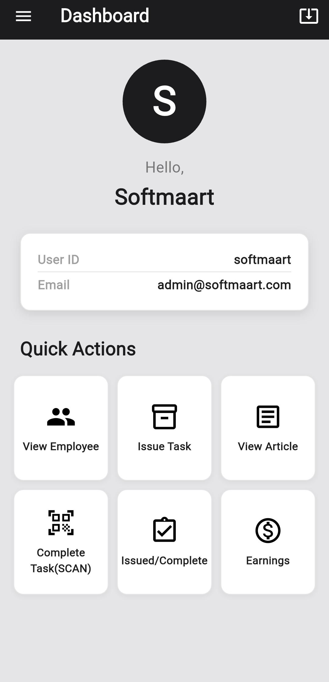 Hype App Dashboard